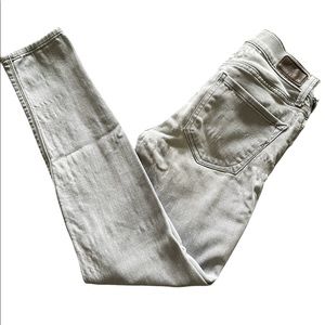 Express Mid-rise Gray Legging Jeans 00 Short